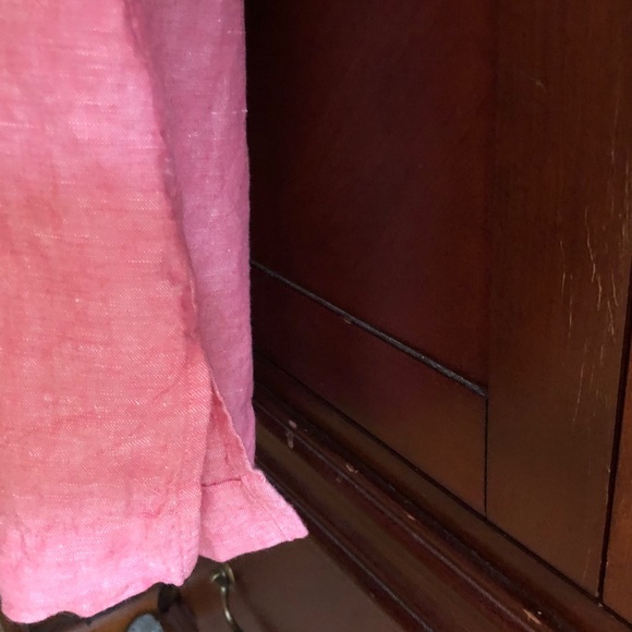 Brook’s Brothers size 4 Linen Button Down Dress in pink - Picture 9 of 12